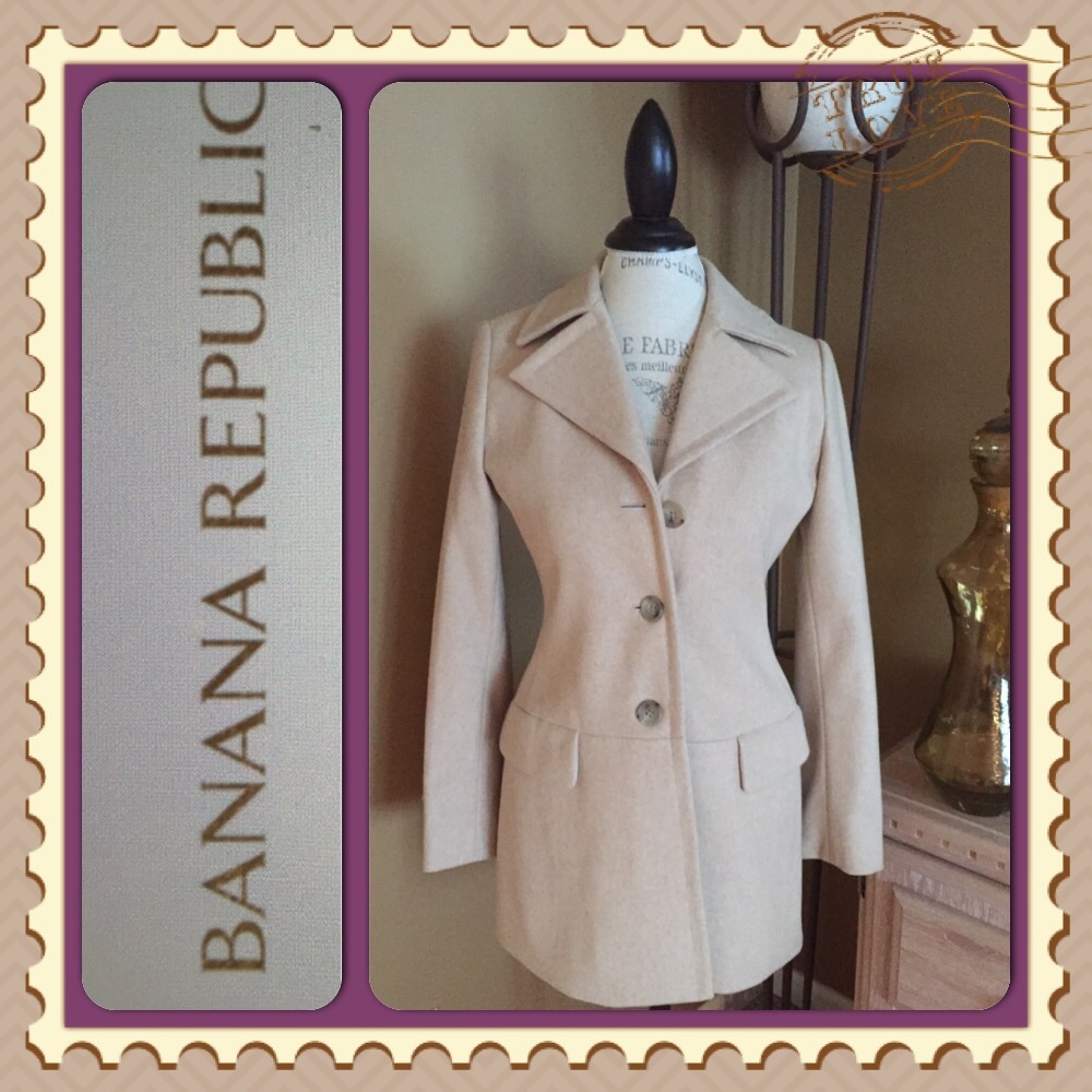 Banana Republic Three Button Coat